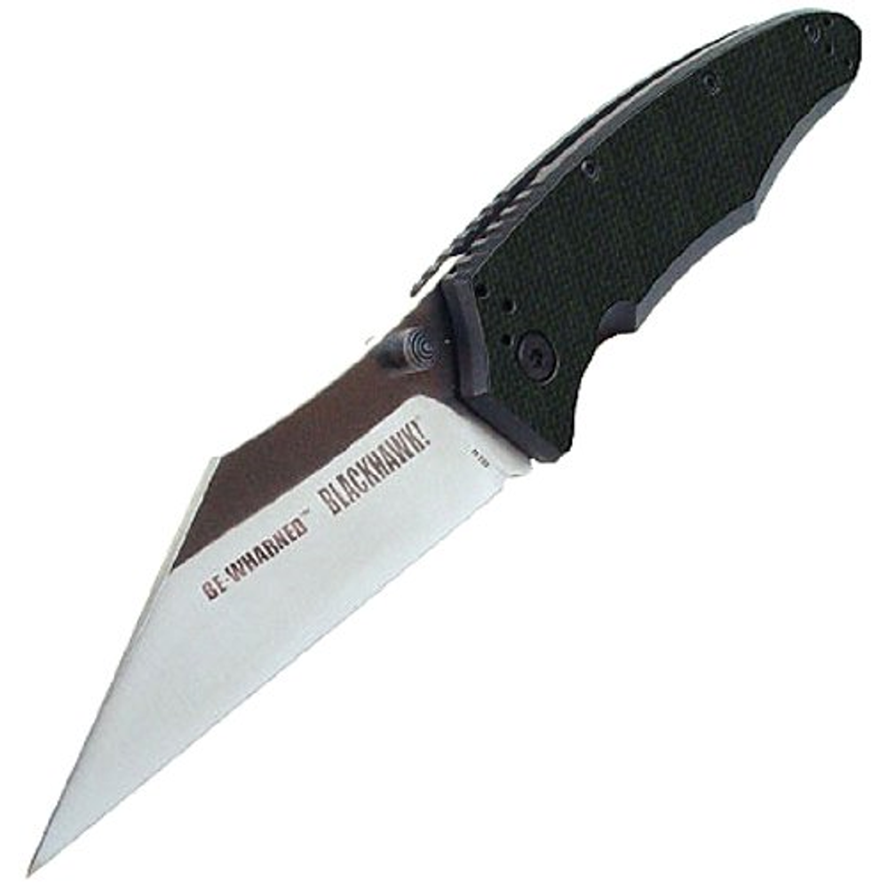 BLACKHAWK! 15BW01SL Be-Wharned Plain Edge Knife