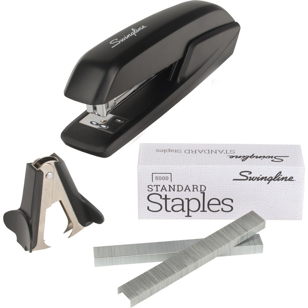 ACCO BRANDS USA, LLC Swingline 54551  Standard Stapler Value Pack, 20 Sheets, Black, Premium Staples & Remover Included