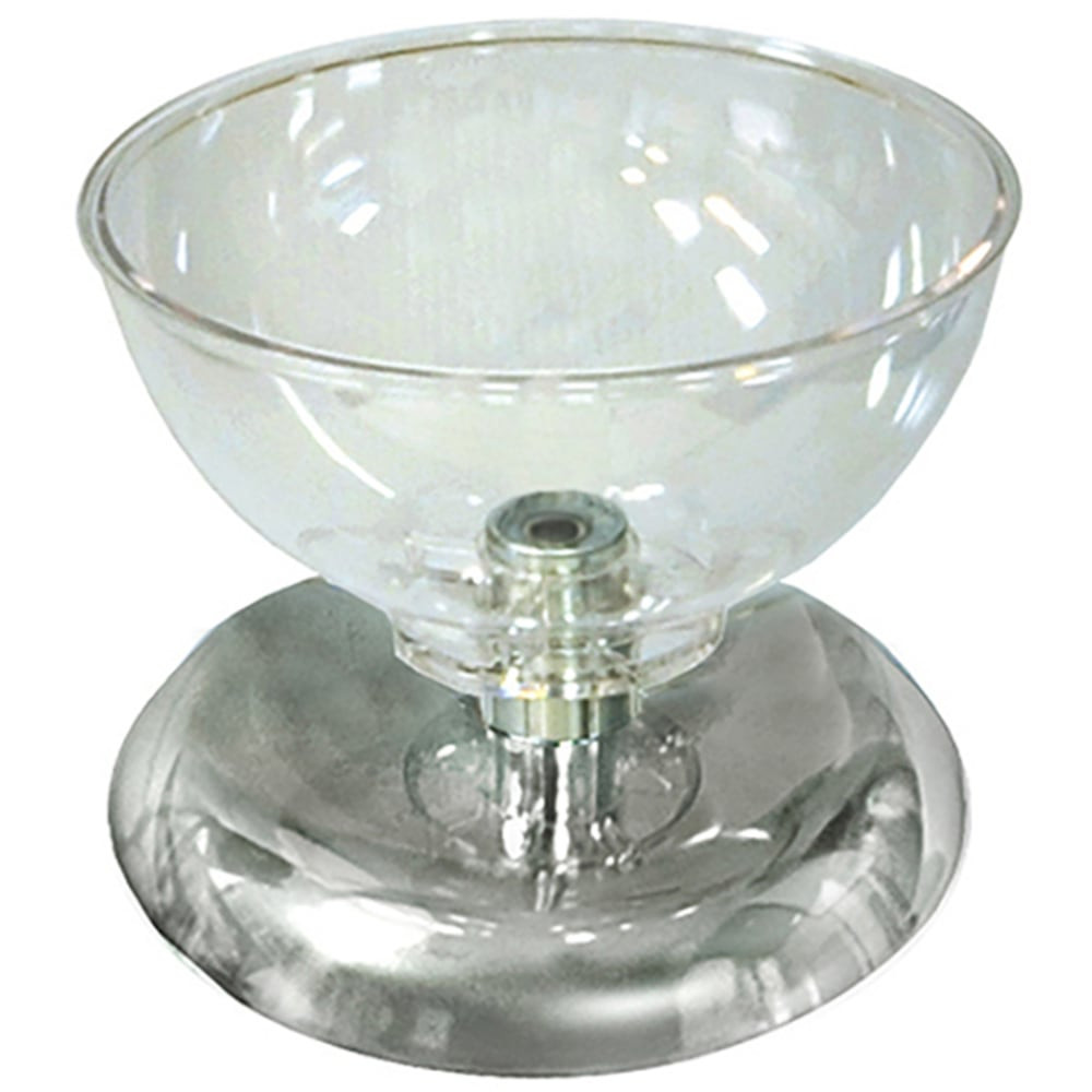 AZAR INTERNATIONAL INC Azar Displays 720008  Single Bowl Display, 6-1/2inH x 8inW x 8inD, Clear