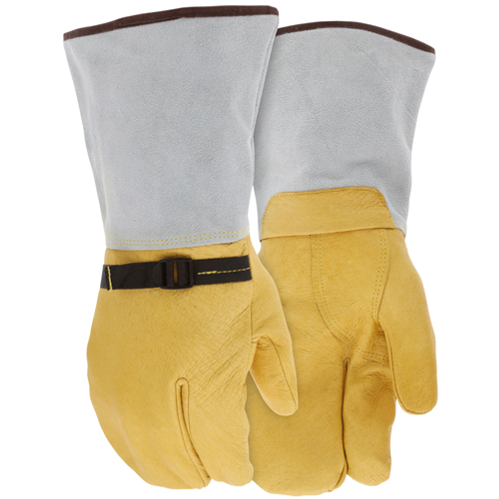 MCR Safety 49653XL Pig 2 finger mitt Wool Lined