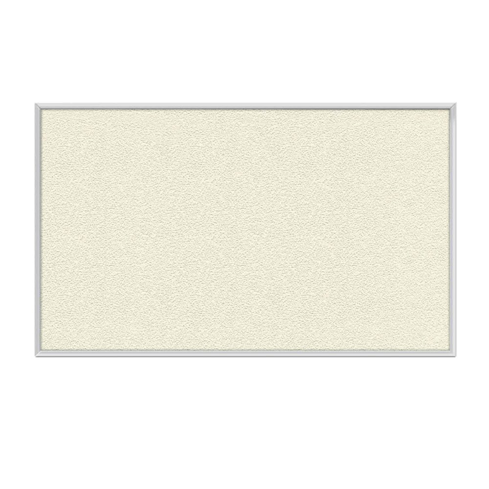 GHENT MANUFACTURING INC. Ghent 1634-185  Aluminum Frame Vinyl Bulletin Board, 36in x 36in, Ivory, Satin Frame