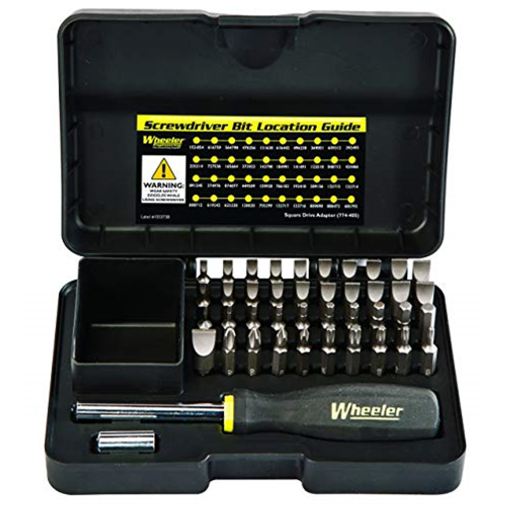 Wheeler Engineering 954621 Professional Gunsmithing Screwdriver Set 43 pc