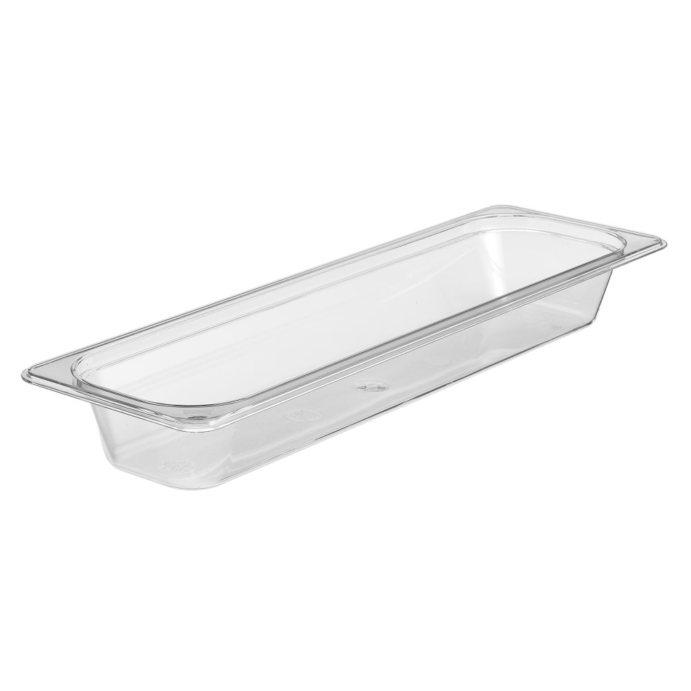 CAMBRO MFG. CO. 22LPCW135 Cambro Camwear GN 1/2 Long 2in Food Pans, Clear, Set Of 6 Pans