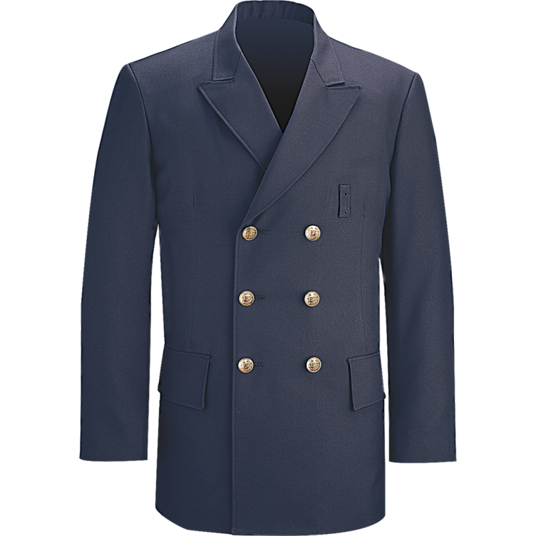 Flying Cross 38804 86 38 SHORT Command Double Breasted Dress Coat - LAPD Navy