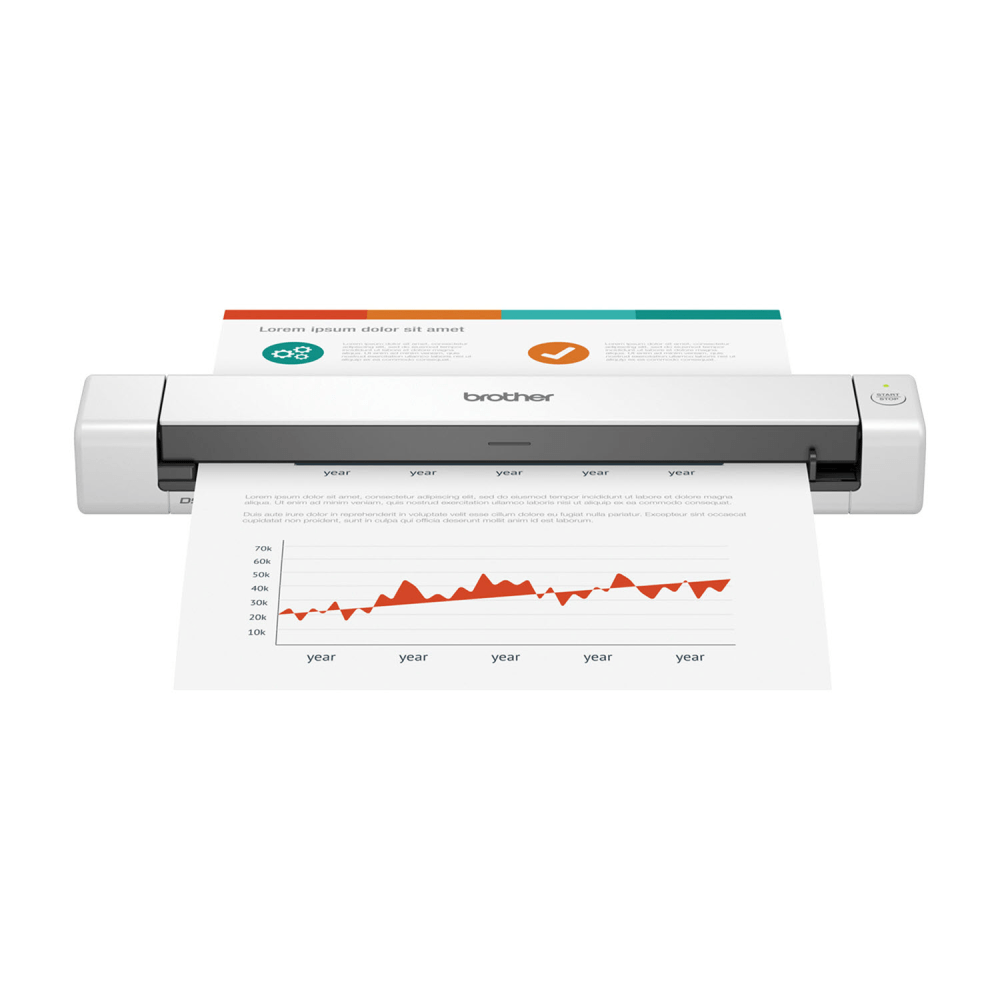 BROTHER INTL CORP DS-640 Brother DSmobile DS-640 Portable Color Document Scanner