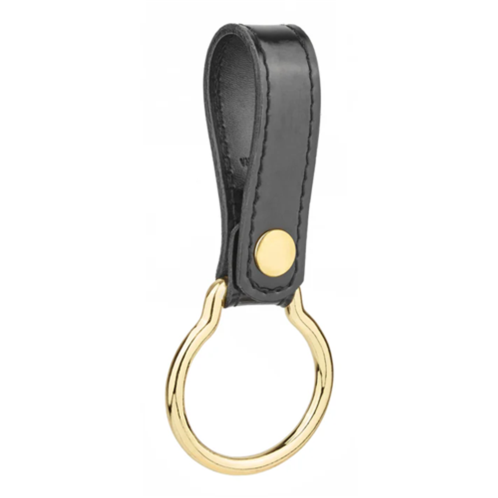 Dutyman 3031MG Hi-Gloss Leather D Cell Flashlight Strap with Metal Ring