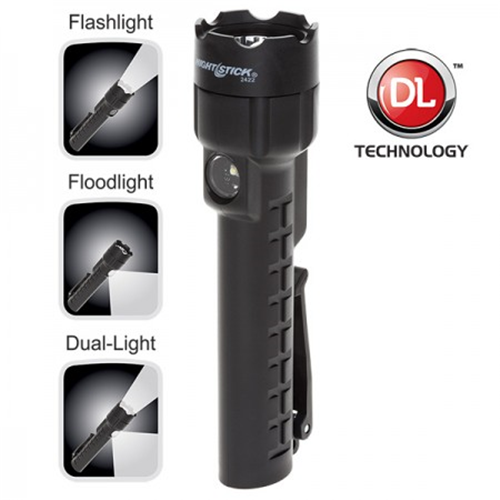 Nightstick NSP-2422B Dual-Light Flashlight w/Dual Magnets