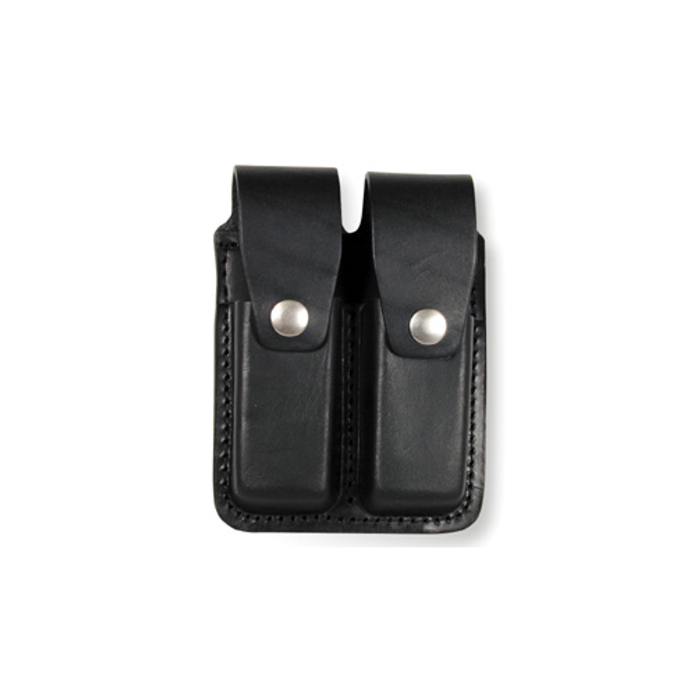 Boston Leather 5601-BRN-3 Double Mag Holder For 9mm/40Cal.