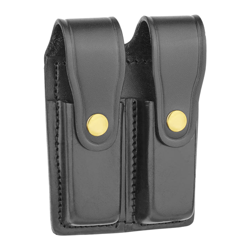 Dutyman 8511MG Plain Leather Double Magazine Holder for 9MM