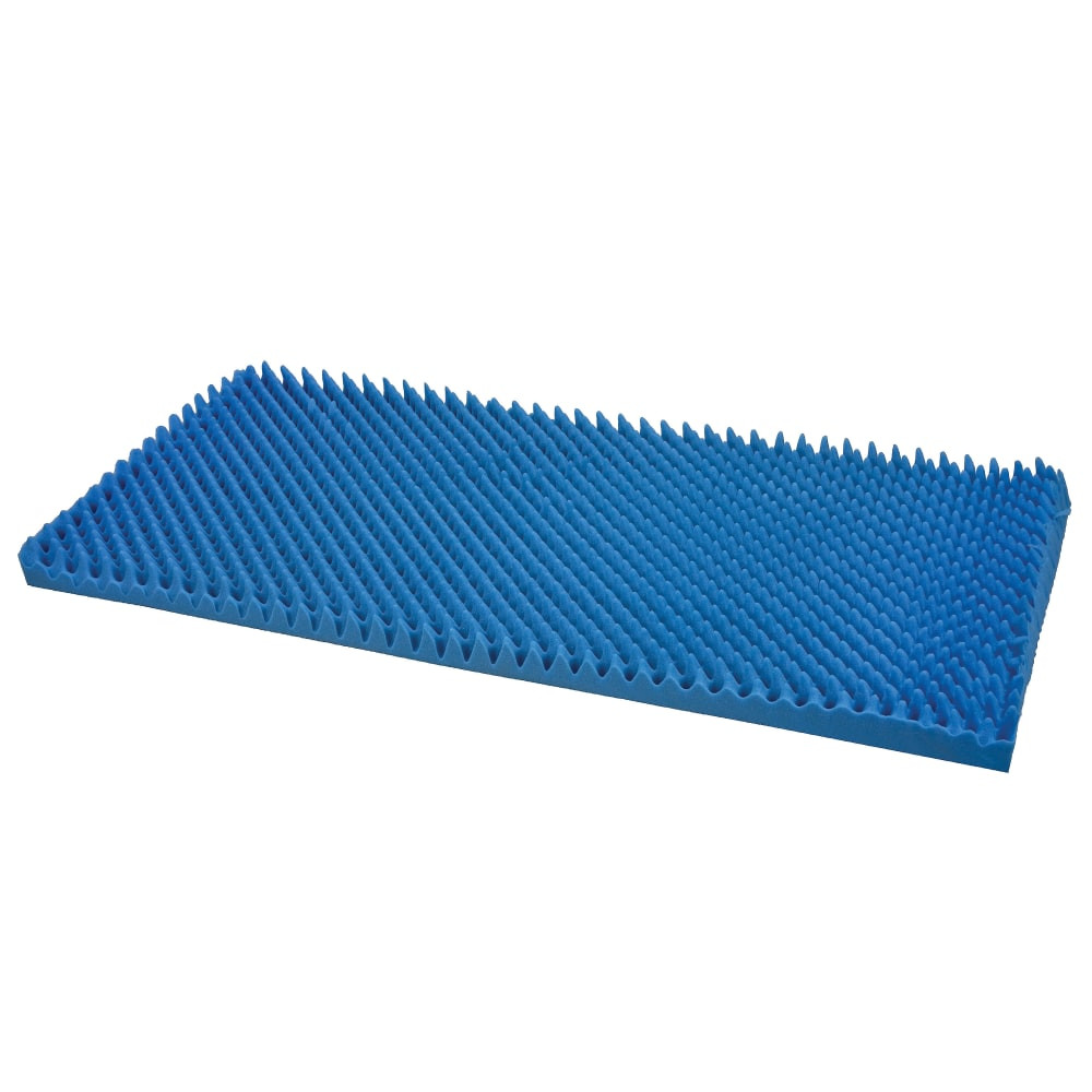 MABIS HEALTHCARE, INC. 552-7948-0052 DMI Convoluted Foam Mattress Topper, Queen, Blue