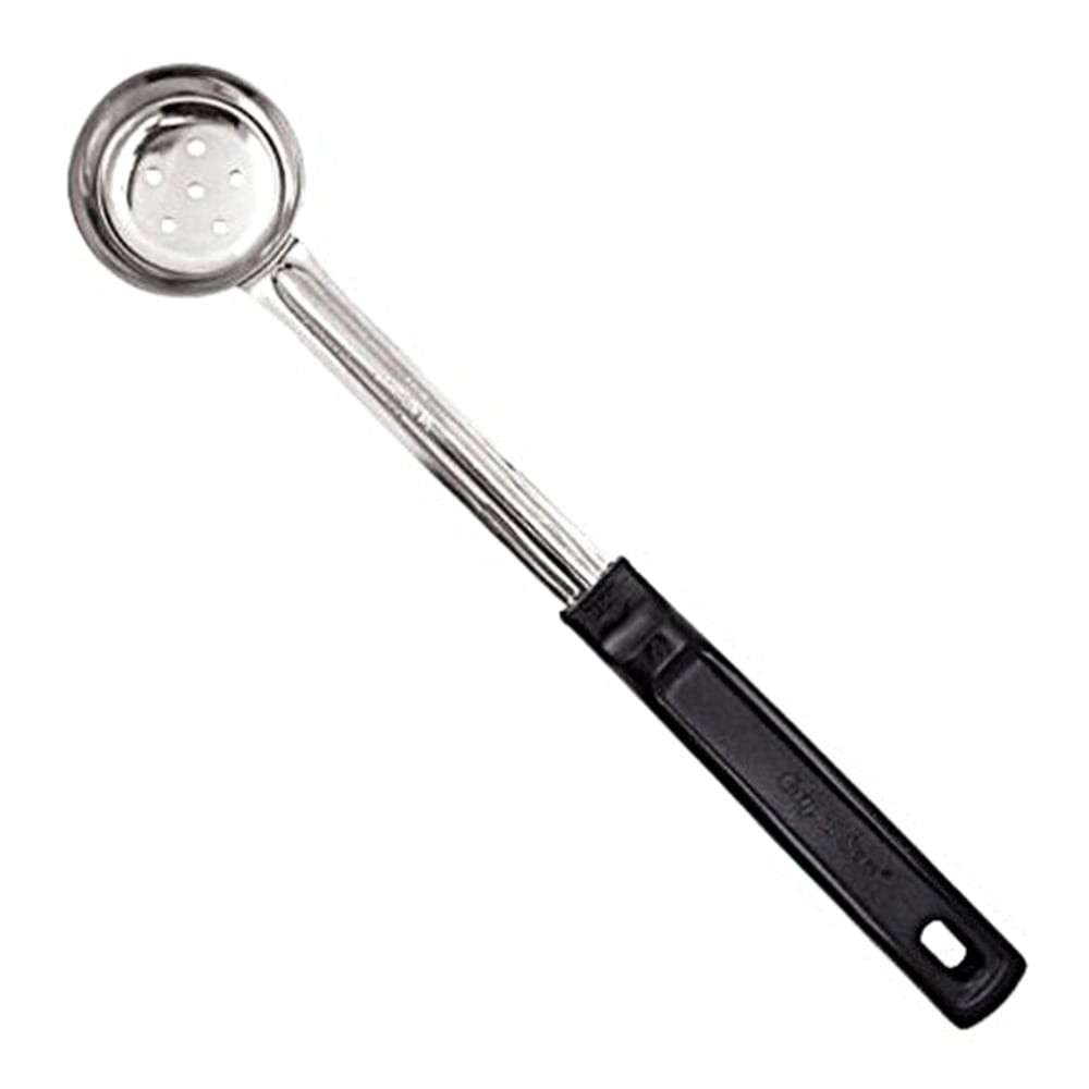 THE VOLLRATH COMPANY Vollrath 61145  Spoodle Perforated Portion Spoon With Antimicrobial Protection, 1 Oz, Black