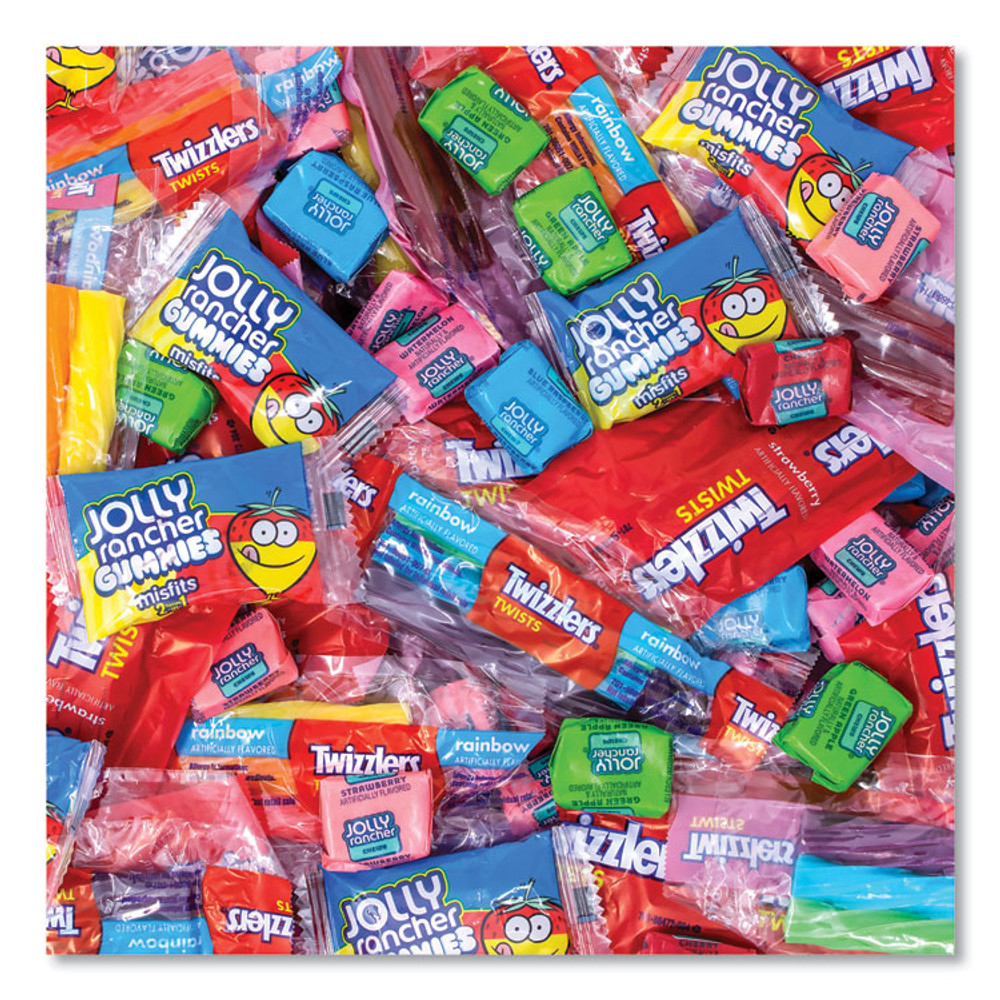 NATIONAL BRAND 22002061 Twizzlers and Jolly Rancher Sweets Assortment Bulk Variety, Assorted Flavors, 260/Pack