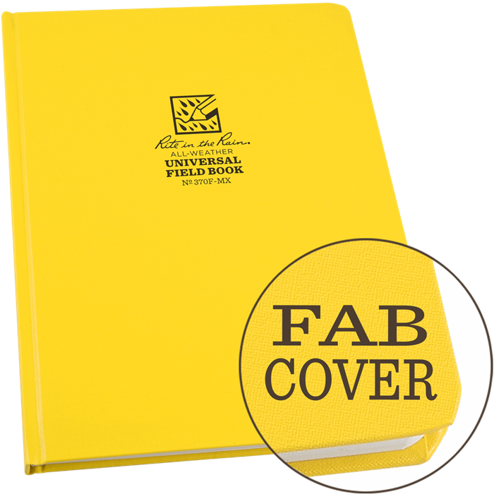 Rite in the Rain 370F-MX Hard-Cover Notebook - 8.75 x 11.25