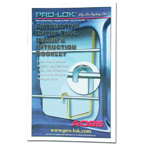 PRO-LOK Tools AO95 Tool Instruction Booklet