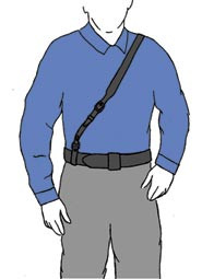 Gould & Goodrich H99-60CLBR Shoulder Strap