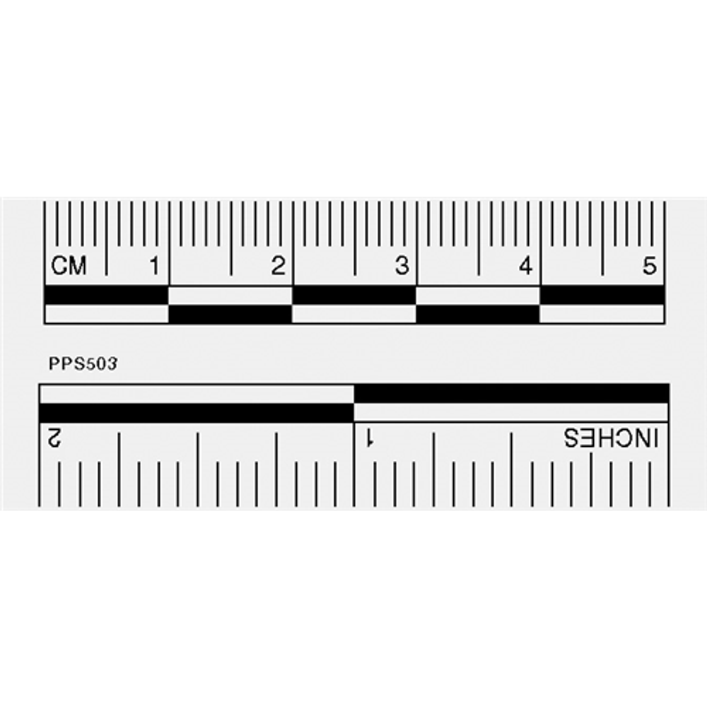 Sirchie PPS503 Photo Evidence Reference Scale Labels