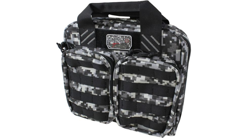 GPS GPS-T1413PCGD Tactical Double + 2 Pistol Case