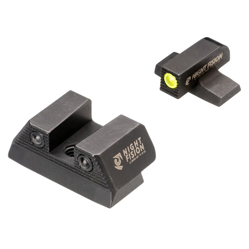 Night Fision SIG-180-157-165-YGZG Optics Ready Stealth Night Sight Set for Sig P320 w/ Holosun SCS