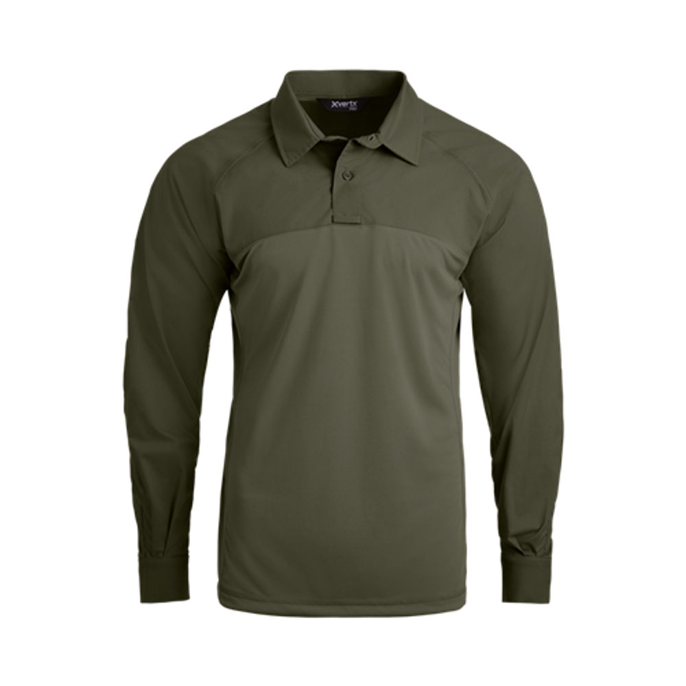 Vertx VTX8255ODSMALLREG Fusion Flex Performance Hybrid Shirt - Long Sleeve