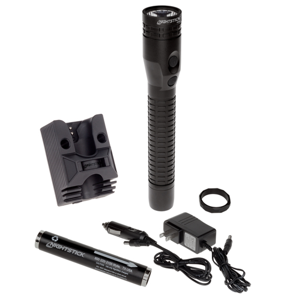 Nightstick NSR-9944XL Metal Duty/Personal-Size Dual-Light Rechargeable Flashlight