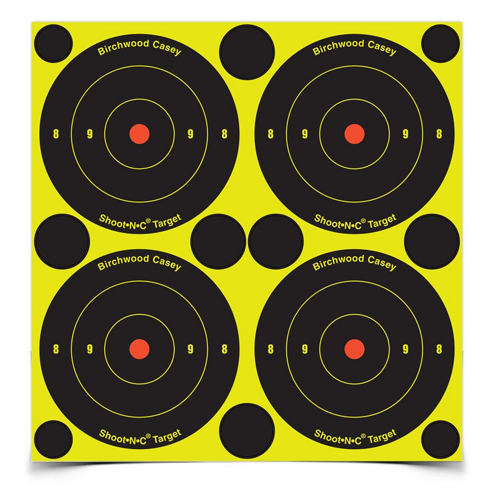 Birchwood Casey BC-34315 Shoot-N-C 3 Inch Bull's-Eye, 48 Targets - 120 Pasters