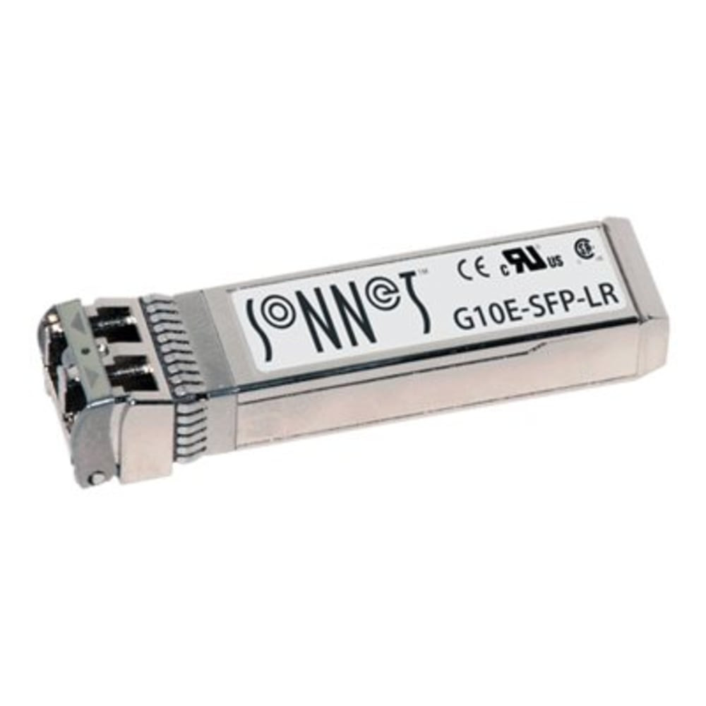 SONNET TECHNOLOGIES, INC. Sonnet G10E-SFP-LR  SFP+ Module - 1 x 10GBase-LR Network