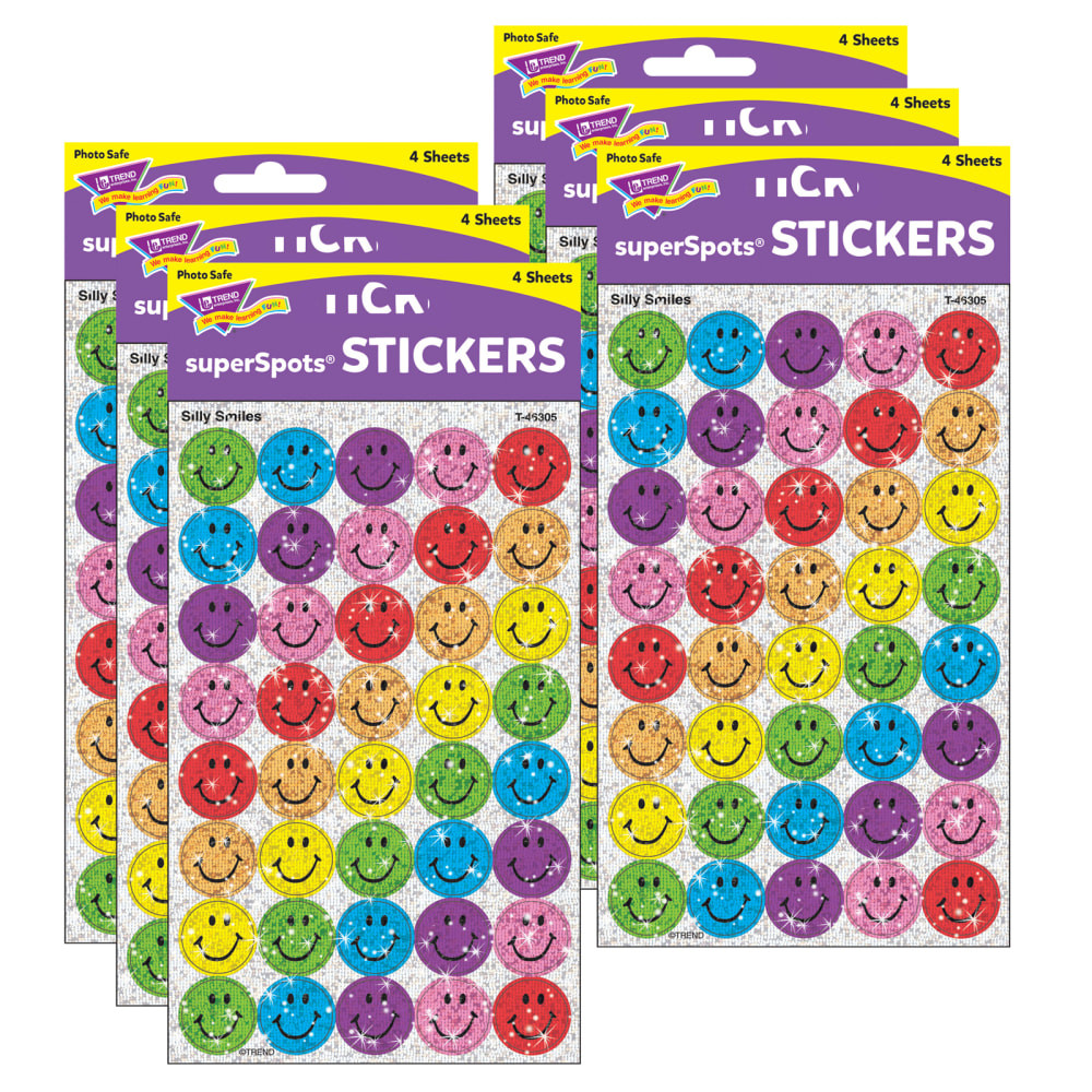 A cute and colorful way to highlight your students achievements  Use to spotlight good behavior, boost motivation and help reinforce good habits. Great for homework, charts and more.  Acid-free, nontoxic stickers are safe to use on photos.  Each pack includes 160 stickers in 7 colors: blue, red, yellow, green, orange, purple and pink. Sold as 6 packs for a total of 960 stickers.