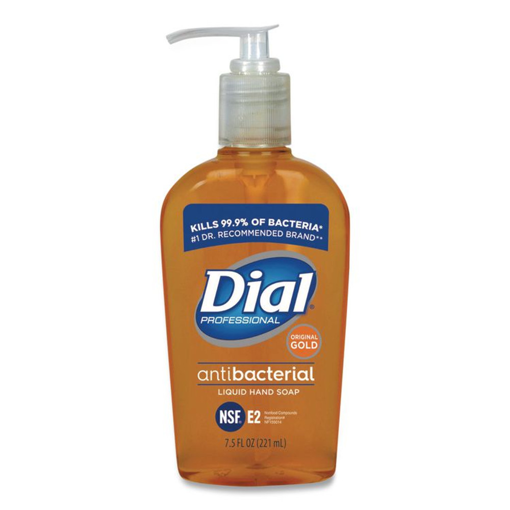 DIAL PROFESSIONAL 84014EA Gold Antibacterial Liquid Hand Soap, 7.5 oz