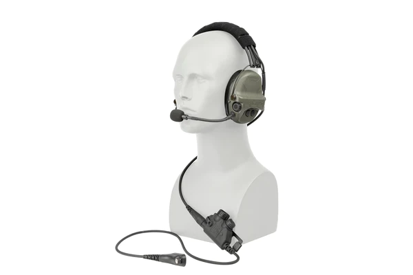 TCI LIB4_A_XXX/LBKU-GM Liberator IV Advanced Single Comm Headset and Alpha PTT System