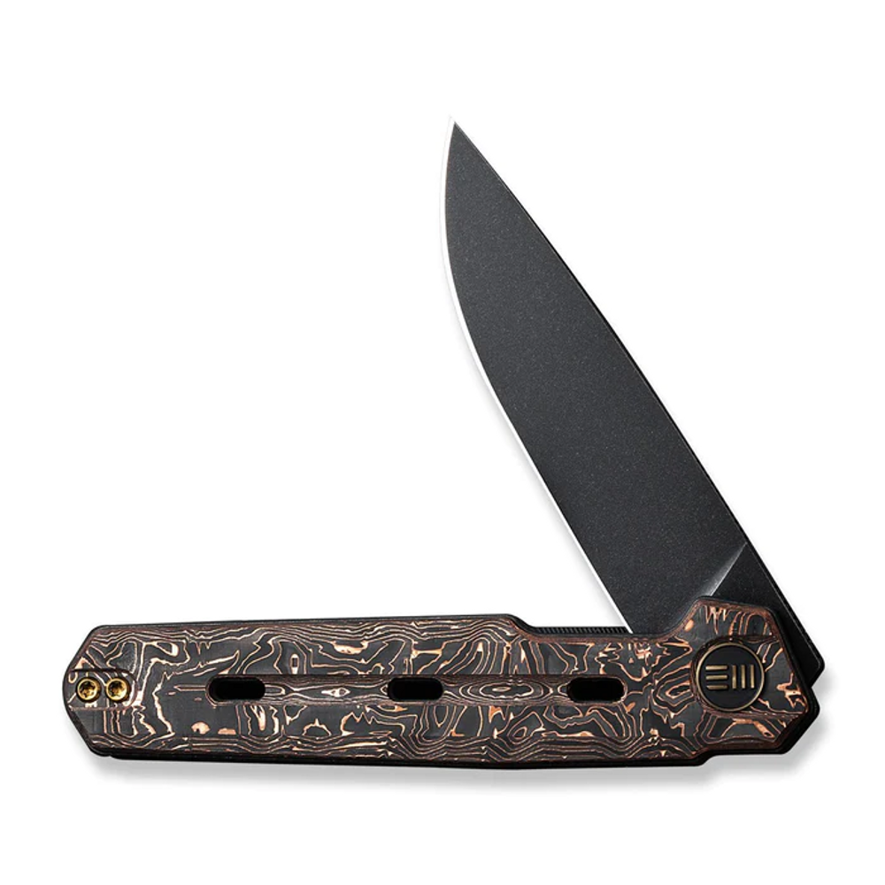 We Knife WE22026-5 WEKNIFE Navo Flipper Knife Carbon Fiber Handle (3.25"" CPM 20CV Blade) WE22026-5