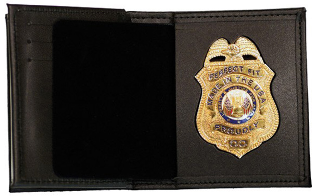Perfect Fit 118-A Badge & Double ID Wallet - 3.38''x4.50''