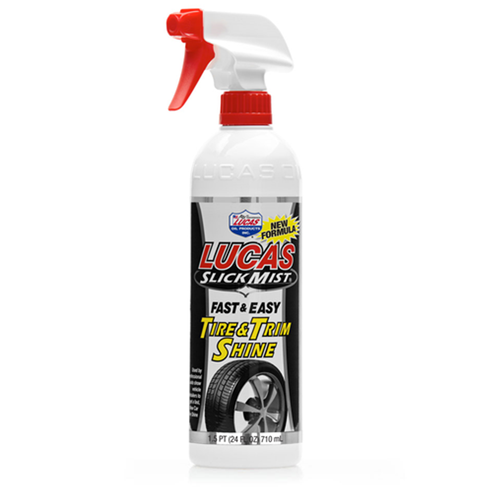 Lucas Oil 10513-6 Slick Mist Tire & Trim Shine - 24 Ounce