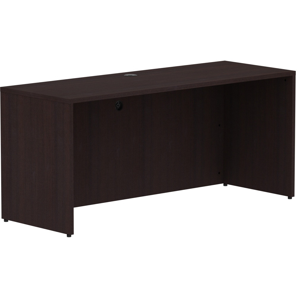 SP RICHARDS 18265 Lorell 66inW Credenza Computer Desk Shell, Espresso