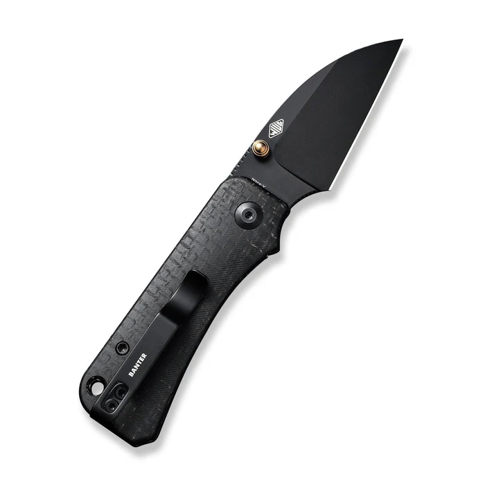 CIVIVI Knives C19068SC-1 CIVIVI Baby Banter Wharncliffe Thumb Stud Knife Micarta Handle (2.32"" Nitro-V Blade) C19068SC-1