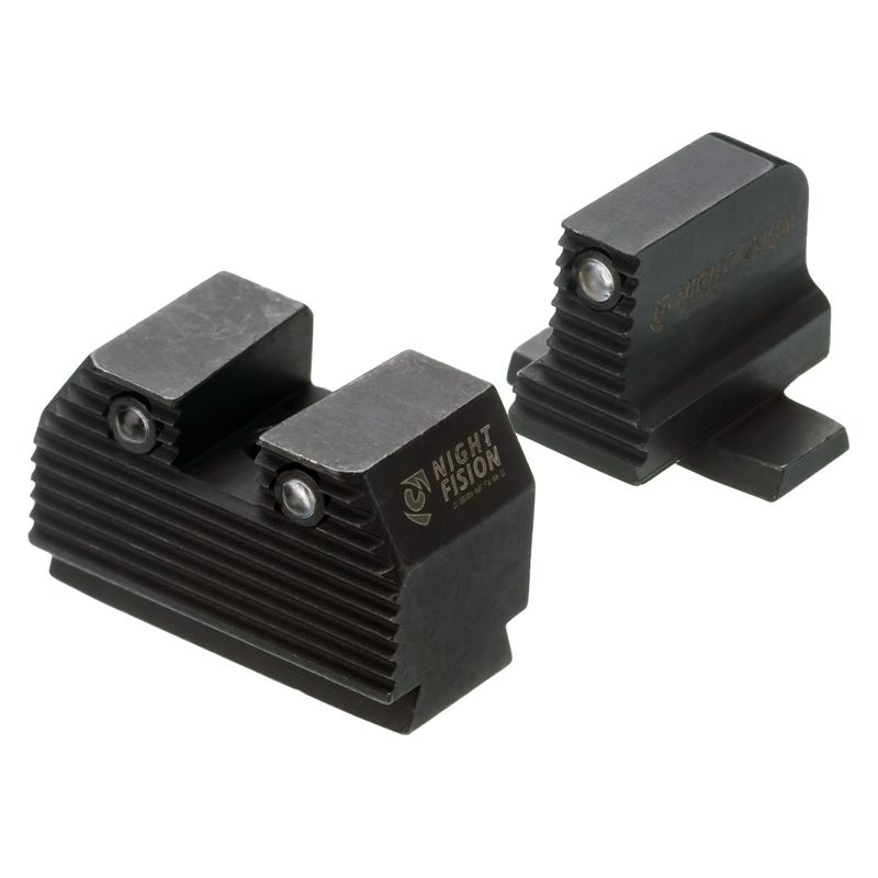 Night Fision SIG-180-345-332-ZGZG Optics Ready Stealth Night Sight Set for Sig P320 w/ RMR/507C/508T/SRO