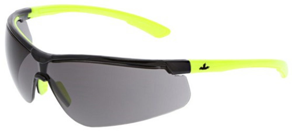 MCR Safety KD722 Klondike KD7 Hivis Lime, Gray Lens