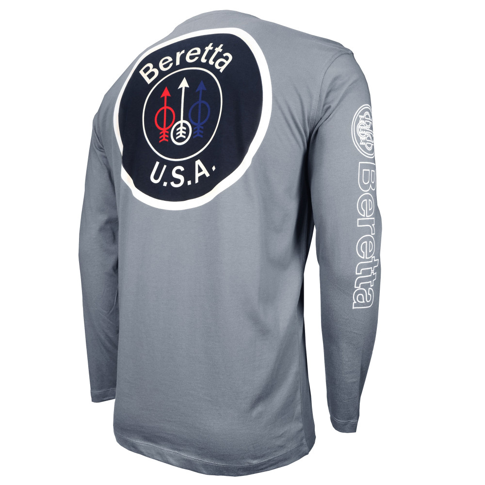 Beretta TS561T14160950XXL Beretta USA Logo Long Sleeve T-Shirt