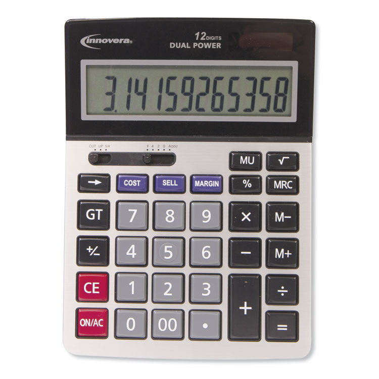 INNOVERA 15968 15968 Profit Analyzer Calculator, 12-Digit LCD