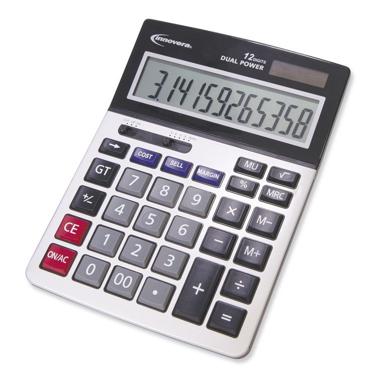 INNOVERA 15968 15968 Profit Analyzer Calculator, 12-Digit LCD