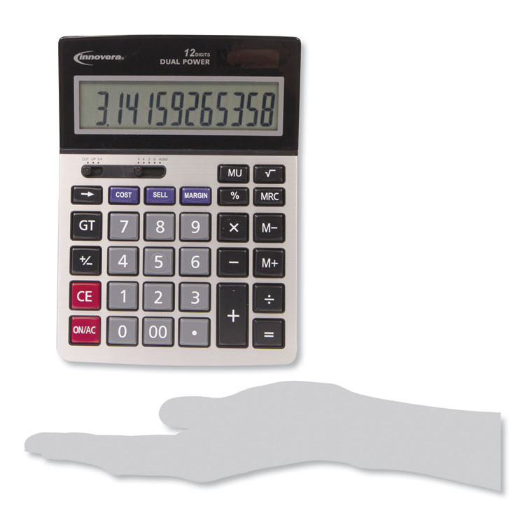 INNOVERA 15968 15968 Profit Analyzer Calculator, 12-Digit LCD