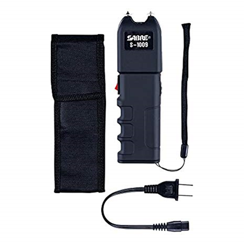 Sabre S-1009 SABRE Tactical Stun Gun with LED Flashlight & Anti-Grab Technology