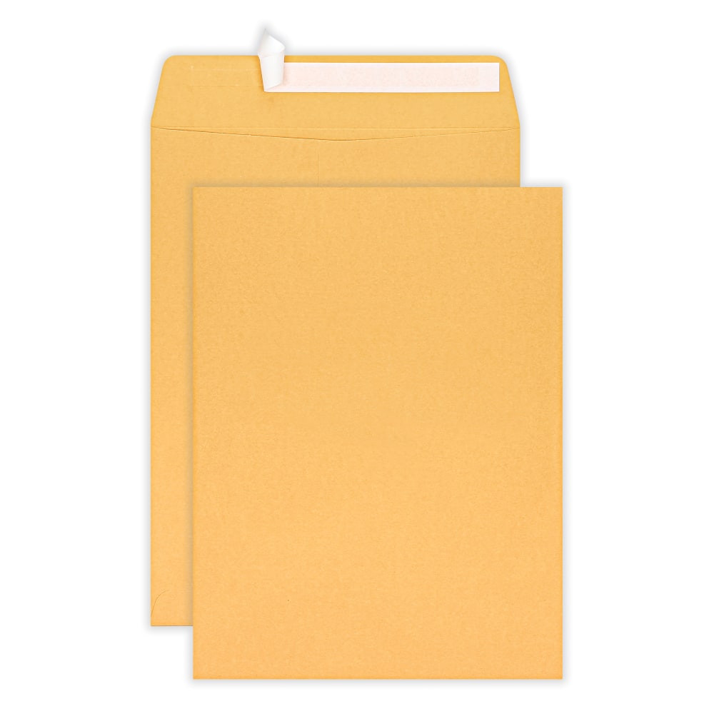 OFFICE DEPOT 683262  Brand 10in x 13in Manila Catalog Envelopes, Clean Seal, Brown Kraft, Box Of 100