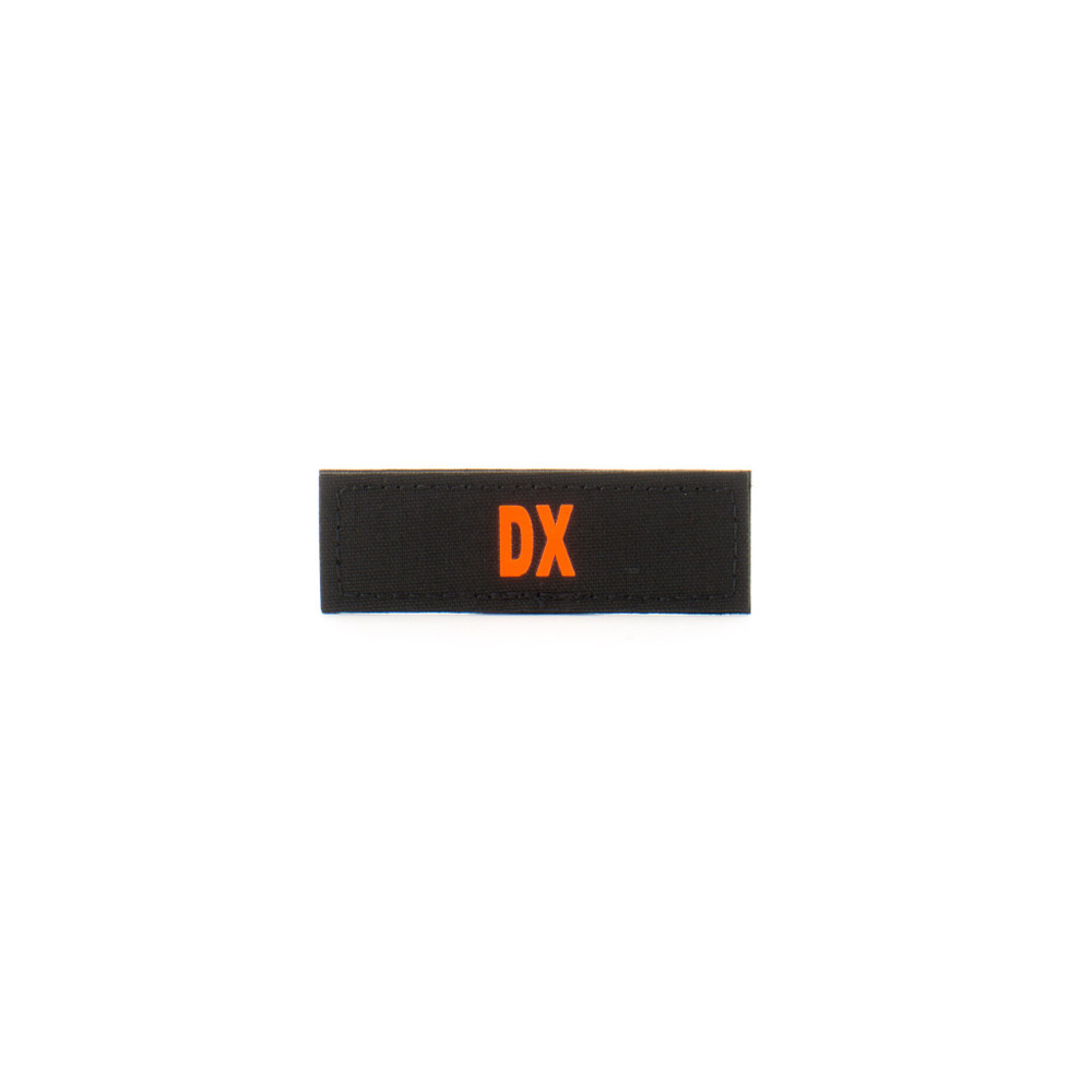 Eleven 10 E10-7003-DX-BLK/ORG 1x3 Med Name Tape Patch