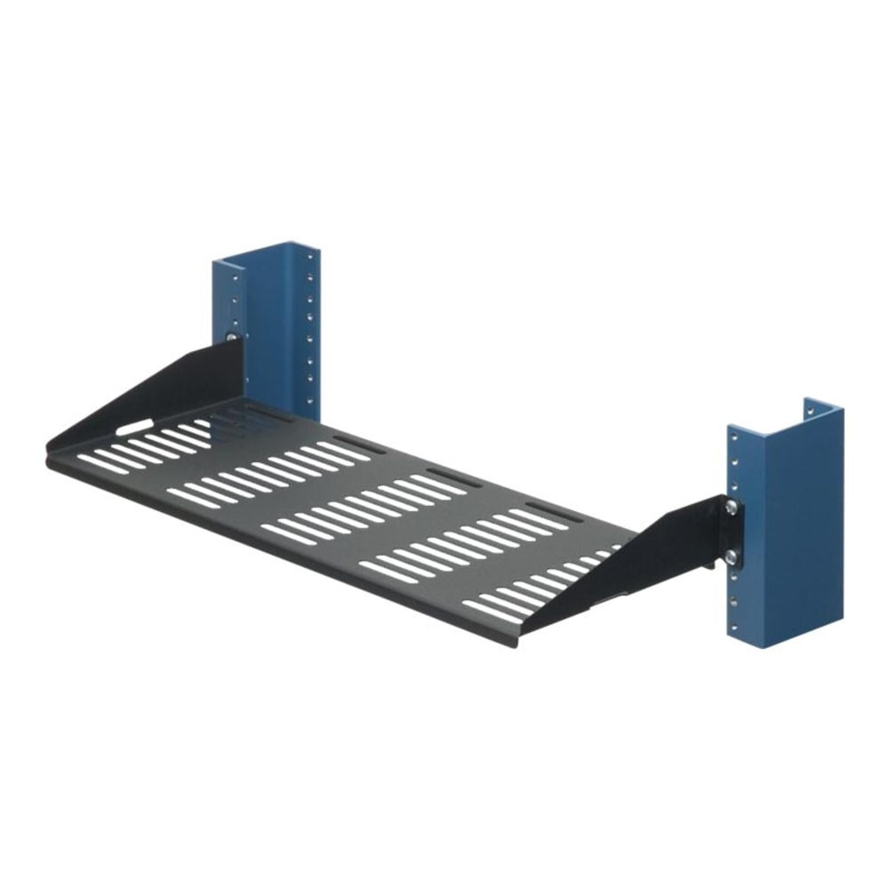 These relay rack shelves are compatible with most 19" EIA standard 2Post relay racks. These relay rack shelves have a 30 lb. equipment capacity and will support a wide variety of electronic equipment. Electronic devices up to 7" deep can be supported on a relay rack shelf. Transport and seismic options are available for these relay rack shelves if the installation requires.