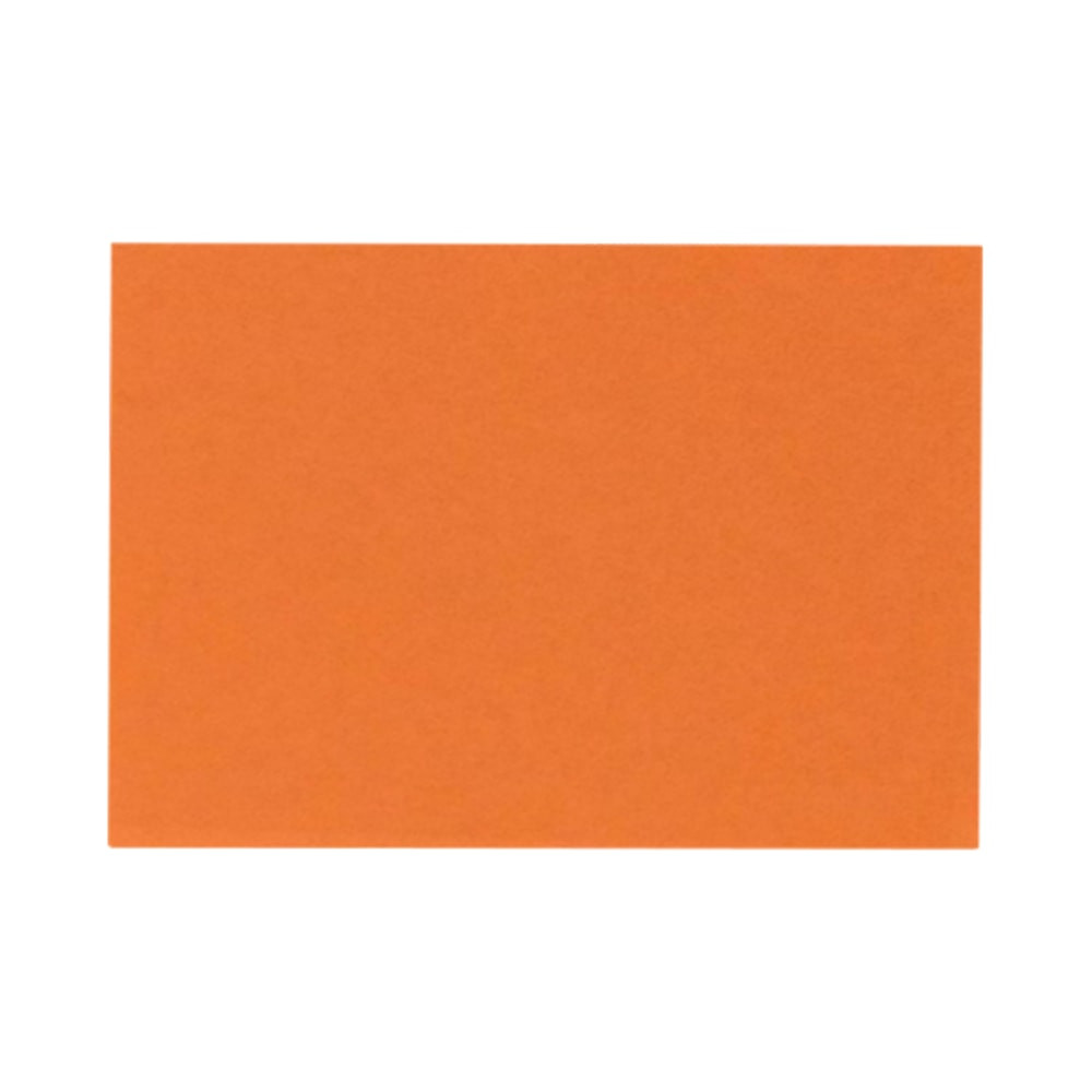 ACTION ENVELOPE EX4030-11-1M LUX Flat Cards, A6, 4 5/8in x 6 1/4in, Mandarin Orange, Pack Of 1,000