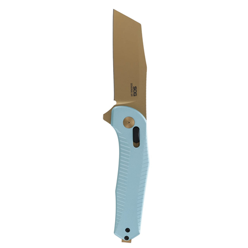 SOG 12-02-02-43 Diverge XR Sheepsfoot - Light Blue + Gold