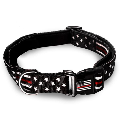 Thin Blue Line TRL-AM-CR-MEDIUM Thin Red Line Stars & Stripes Collar