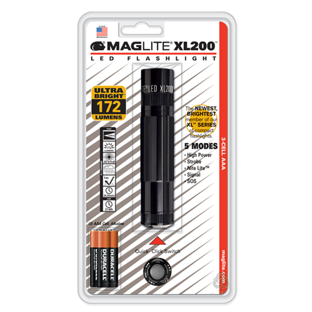 Maglite XL200-S3016 XL200 3 AAA-Cell LED Flashlight