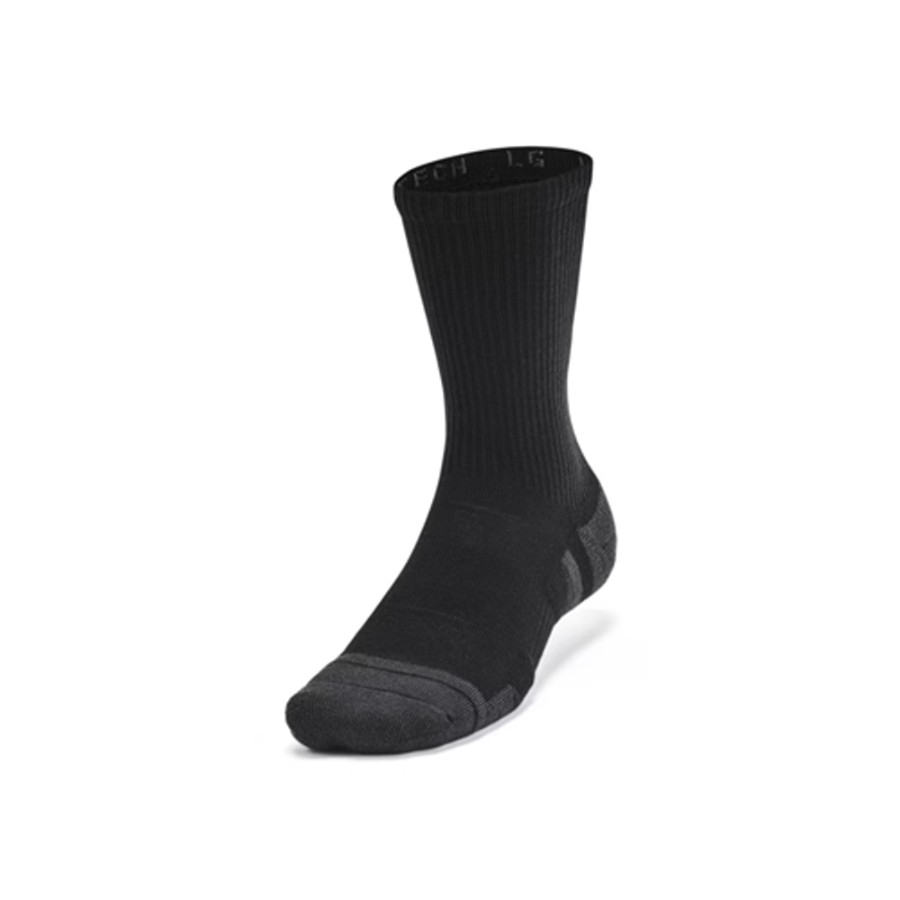 Under Armour 1386242003MD Unisex UA Performance Tech 6-Pack Crew Socks