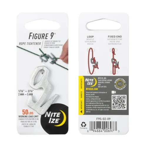 Nite-Ize F9S-02-09 Figure 9 Rope Tightener - Silver